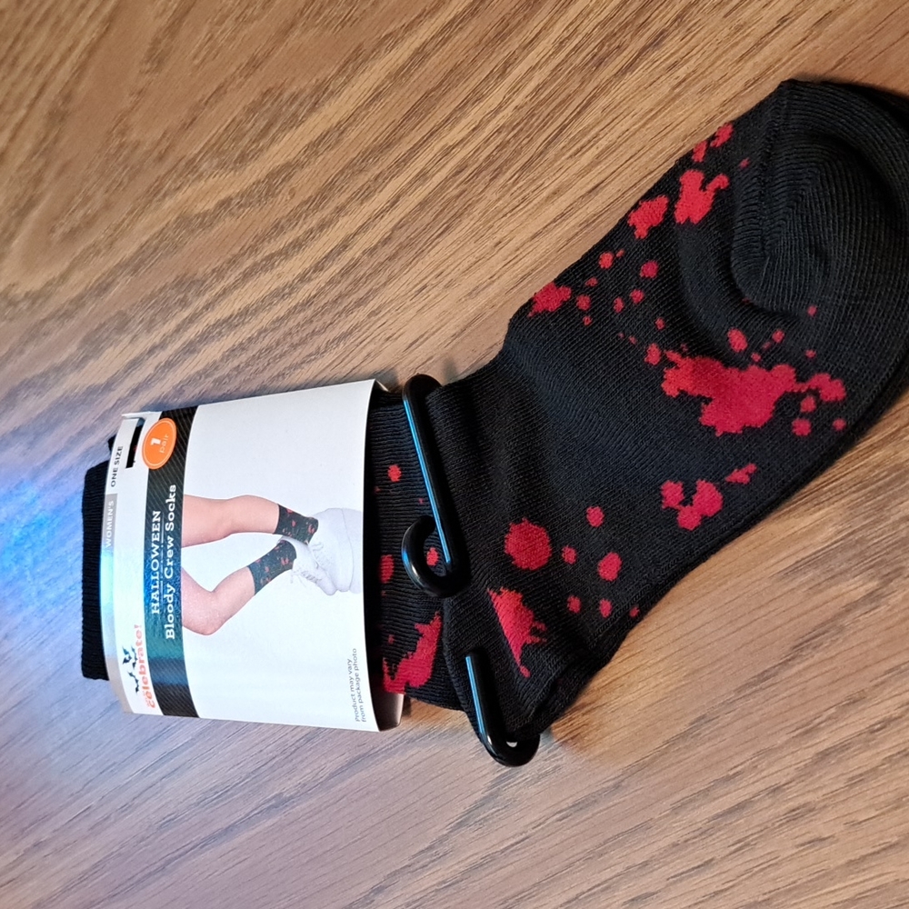 Halloween bloody crew socks/ BUNDLE ONLY 2 or more items